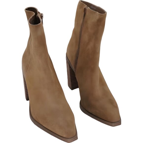 Steve Madden Women's Sand Suede Booties Sparrow Size 8 - Picture 1 of 6